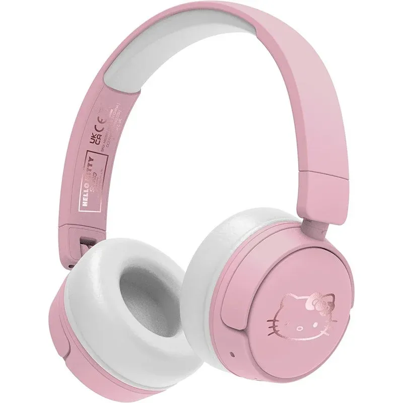 OTL Technologies Hello Kitty Auscultadores Infantis Sem Fios Dobráveis