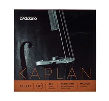 Jogo cordas Violoncelo 4/4 Daddario Kaplan KS510 Medium Tension