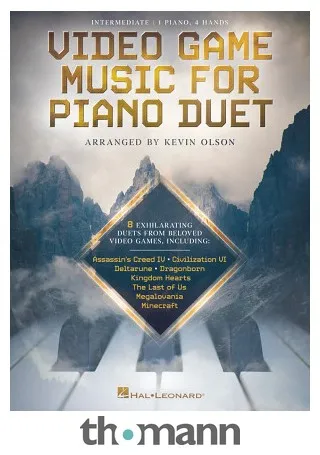 Hal Leonard Video Game Music Piano Duet