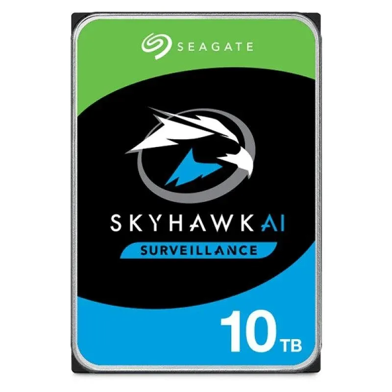 Disco Rígido Seagate SkyHawk AI 10TB HDD 3.5" SATA 7200rpm Vídeo AI