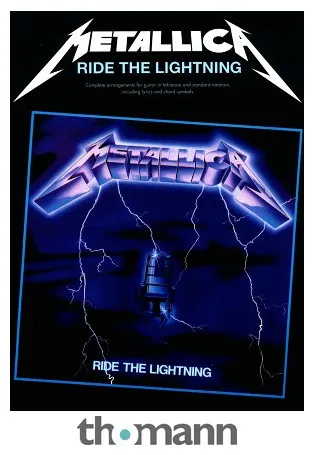 Music Sales Metallica Ride The Lightning