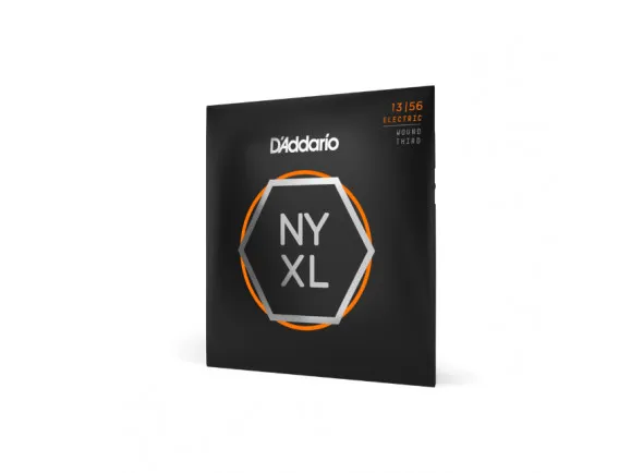 D'Addario NYXL1356W 13-56 Medium Wound Third, NYXL Electric Guitar Strings