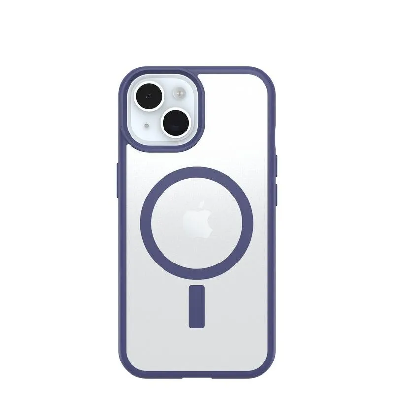 Funda para móvil OtterBox React Cover plástico transparente violeta para iPhone 17e/16e/15/14/13
