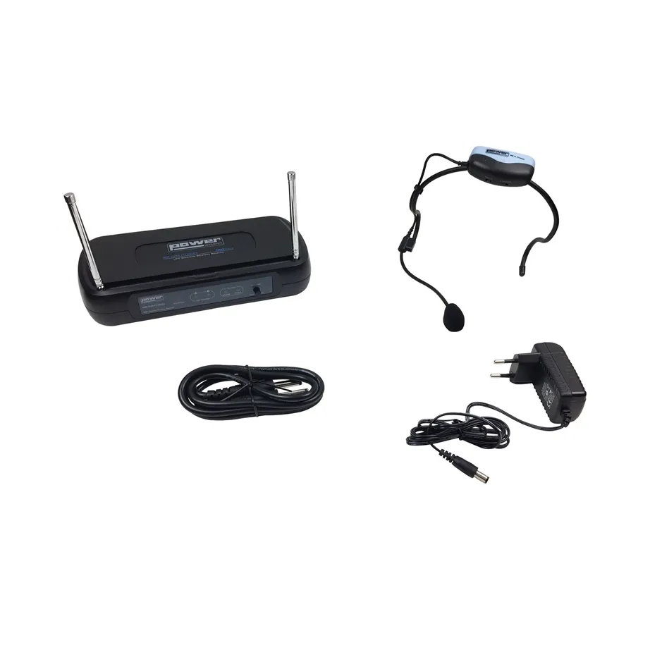 Mic. s/Fios Cabeça PowerAcoustics WM7000 Fitness