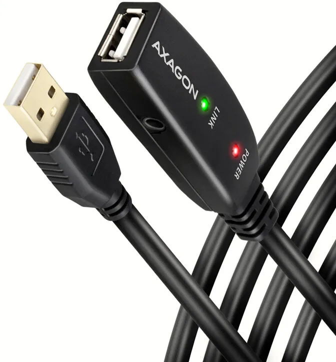 Cabo Extensão AXAGON ADR-210 Activo USB, USB 2.0, USB-A para USB-A - 10 m