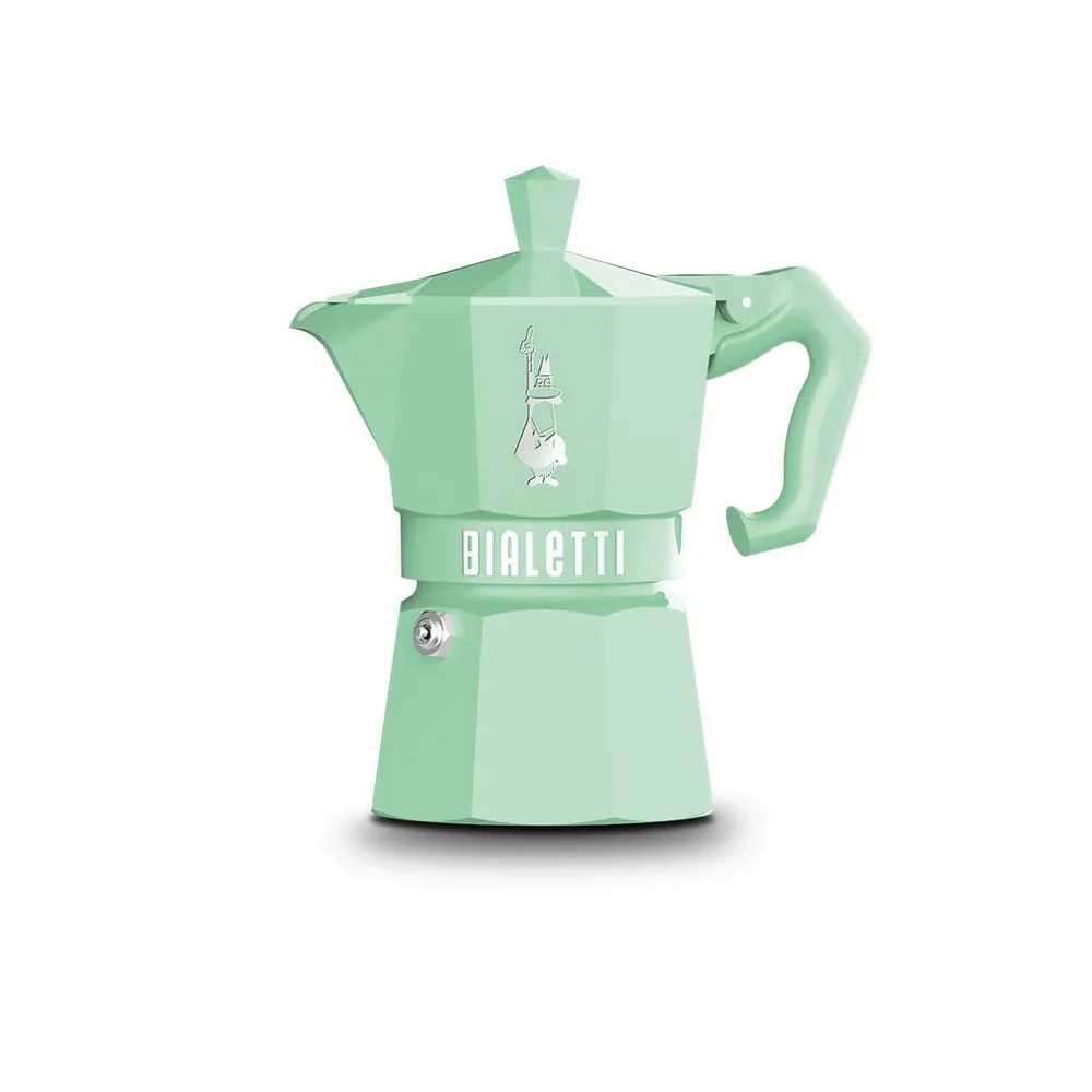 Cafeteira Italiana Bialetti Moka Exclusivo Verde 3T