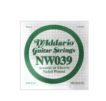 Corda individual Guitarra D'Addario Aço NW039