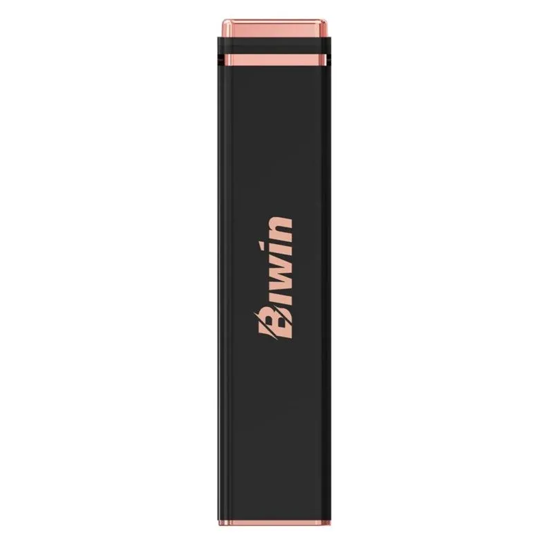 Disco Rígido Biwin PD2000 SSD Externo 2TB USB 3.2 Gen 2x2 2050 MB/s Alumínio Preto
