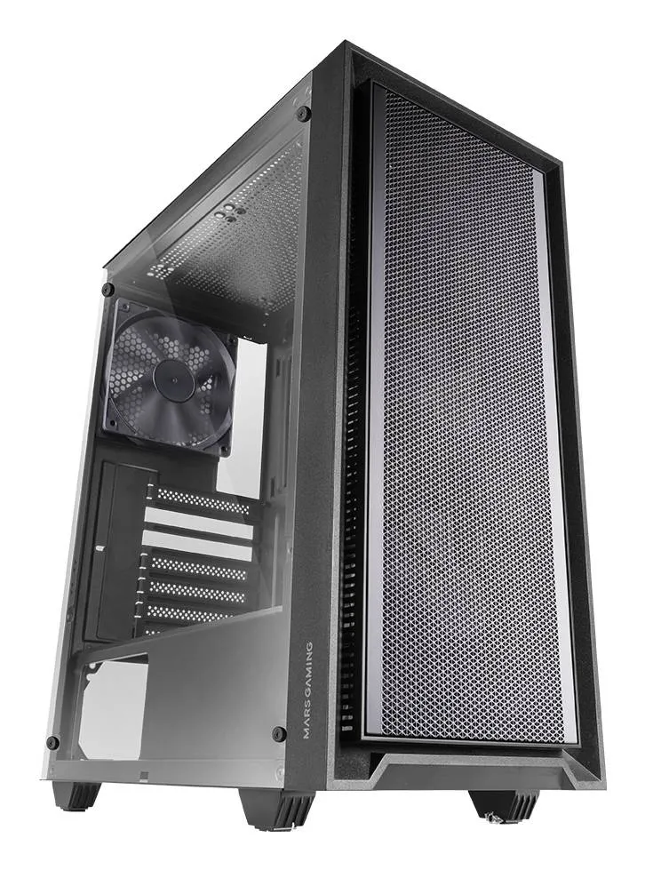 Caixa ATX Mars Gaming MC-PMAX Tempered Glass Preta