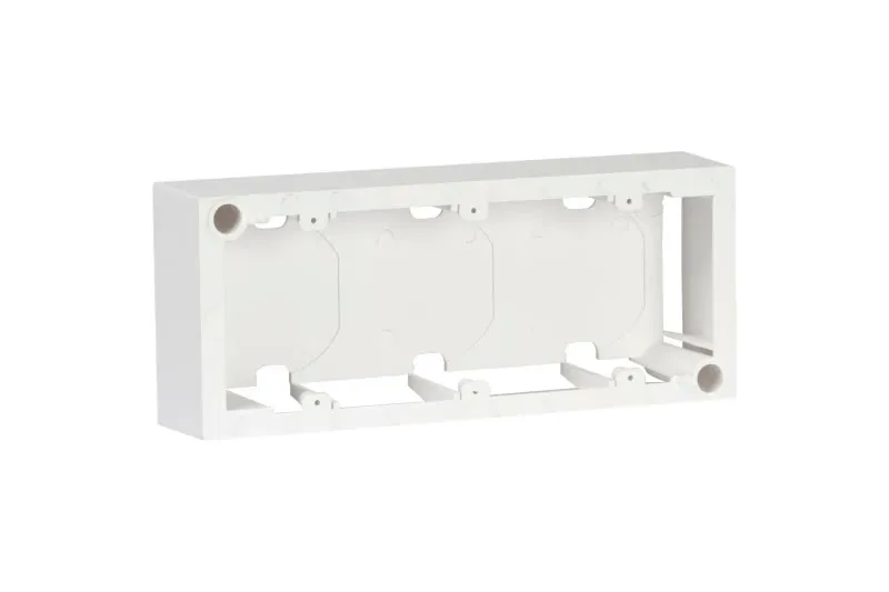Caixa Instalação Superficie p/ 3 Paineis Ligação Branco - WP-194CJ