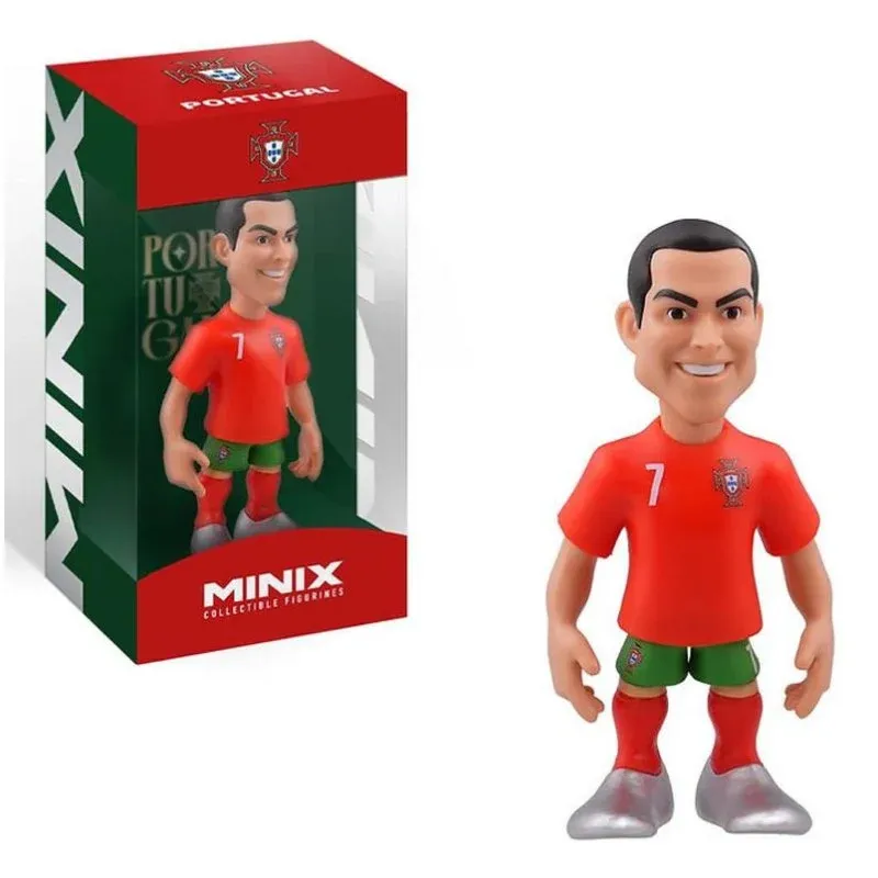 Figura Coleccionável Cristiano Ronaldo MINIX Portugal 12 cm