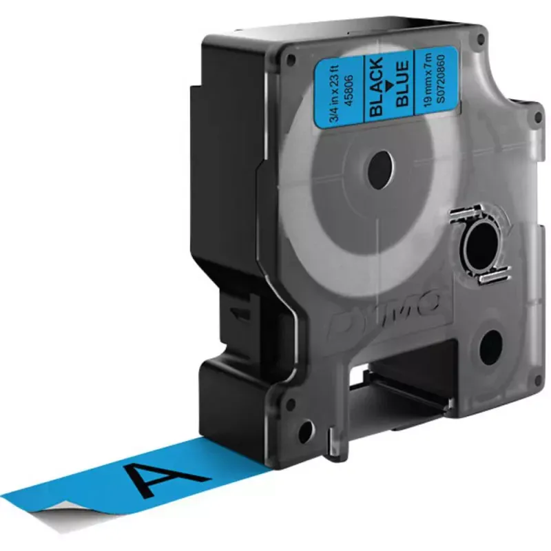 D1 - CINTAS DYMO 19MMX7M NEG/AZUL