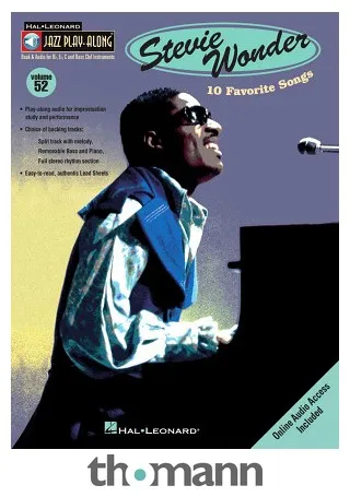 Hal Leonard Jazz Play-Along Stevie Wonder