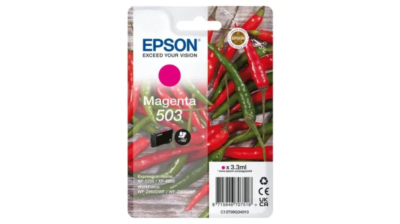 Tinteiro Epson 503 CIANO - WF-296X, XP-520X