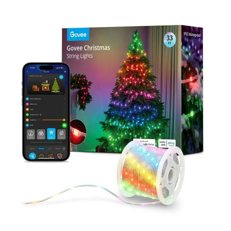 Luzes Inteligentes Govee H70C1 100 LED Multicolor 10m