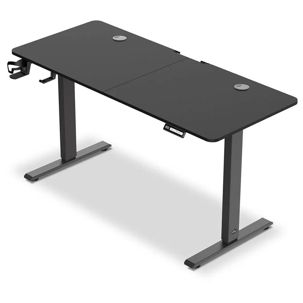 Secretária Elevatória Elétrica Offy Ryva (140x60cm) Preta