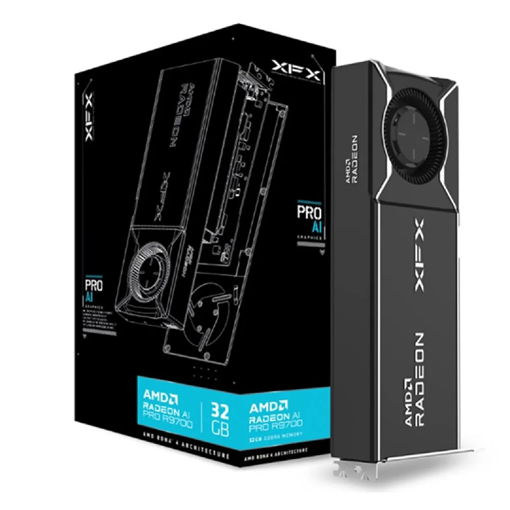 Gráfica XFX Radeon AI PRO 9700 32GB GDDR6
