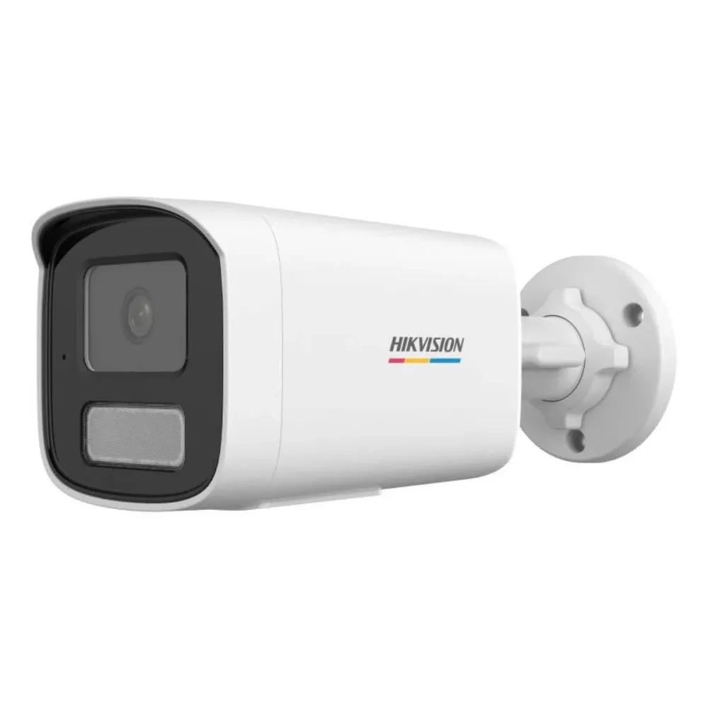 Câmara de Segurança IP Hikvision ColorVu Value Bullet PoE 4MP 4mm Exterior IP67 - DS-2CD1T47G2H-LIU(4mm)