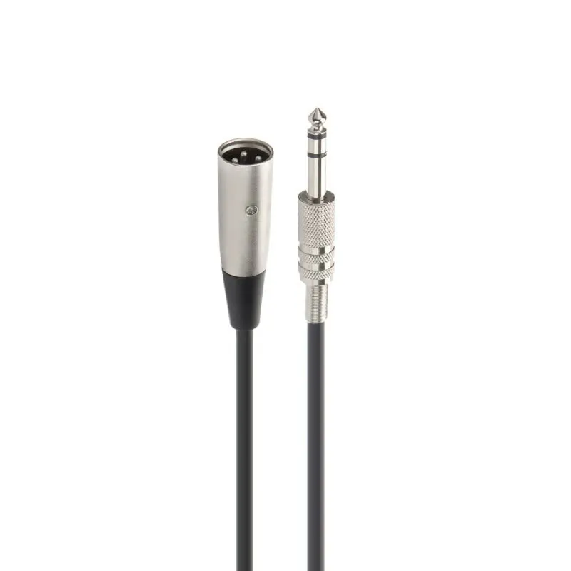 Cabo Áudio Jack 6,3 mm - XLR Macho 1,5m - SM-672