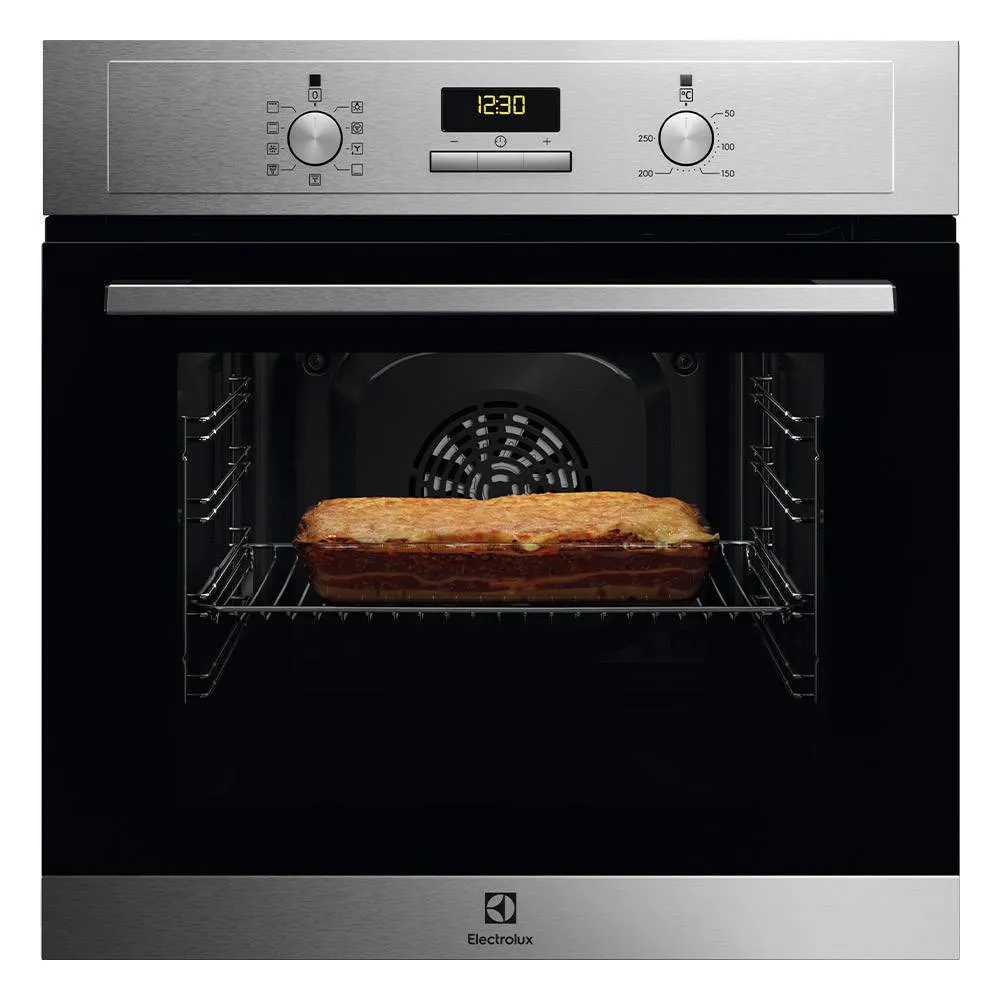 Forno Elétrico de Encastre Electrolux EOF3H40BX Série 600 SurroundCook Aqua Clean 65 Litros A Inox