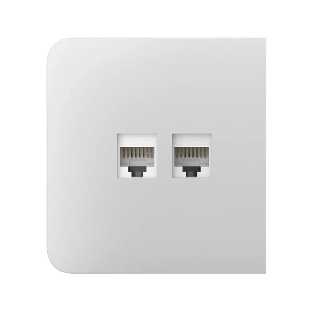 Tampa Lateral Ethernet Ajax SideCover Branca - AJ-SIDECOVER-LAN-W