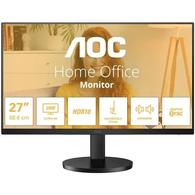 Monitor AOC 27" U27B3AF IPS 4K 60Hz Ajuste em Altura