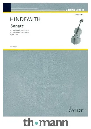 Schott Hindemith Sonate op. 11/3