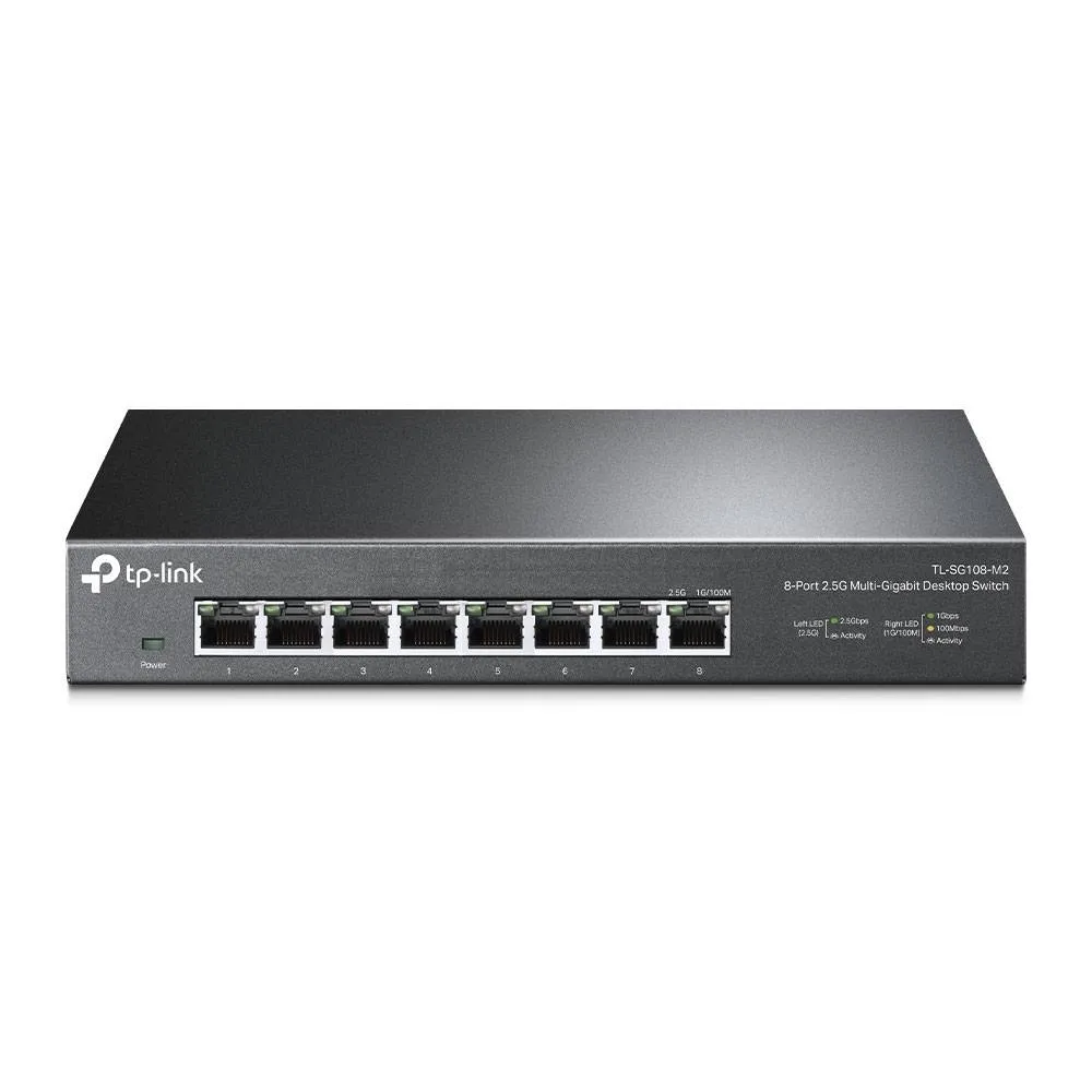 Switch de Rede TP-Link TL-SG108-M2 8 Portas 2.5GbE UnManaged