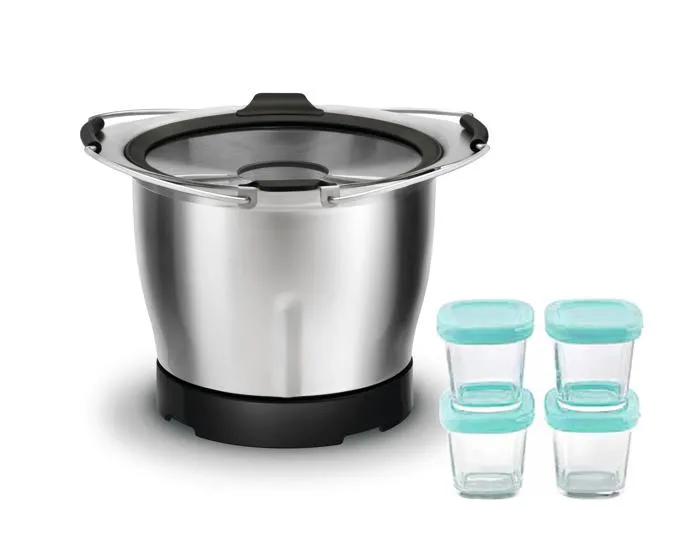 Moulinex Mini taça + 4 boiões de bebé + 20 receitas XF387E10