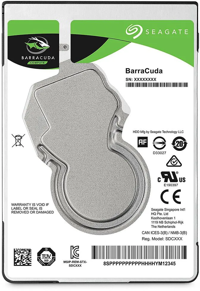 Disco 2.5" Seagate Barracuda 1TB 5400rpm 128MB SATA III