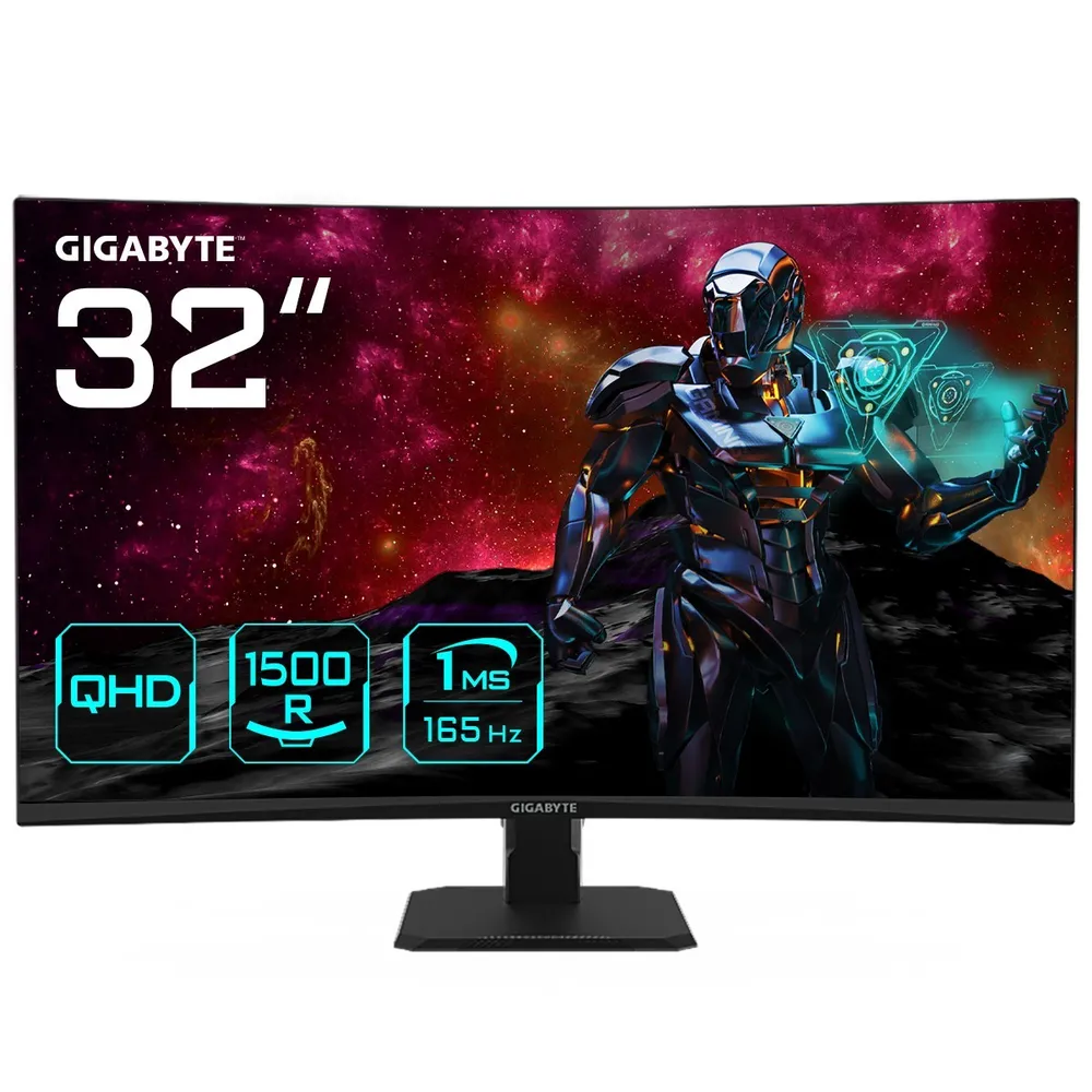 GIGABYTE GS32QC monitor de ecrã 80 cm (31.5") 2560 x 1440 GS32QC