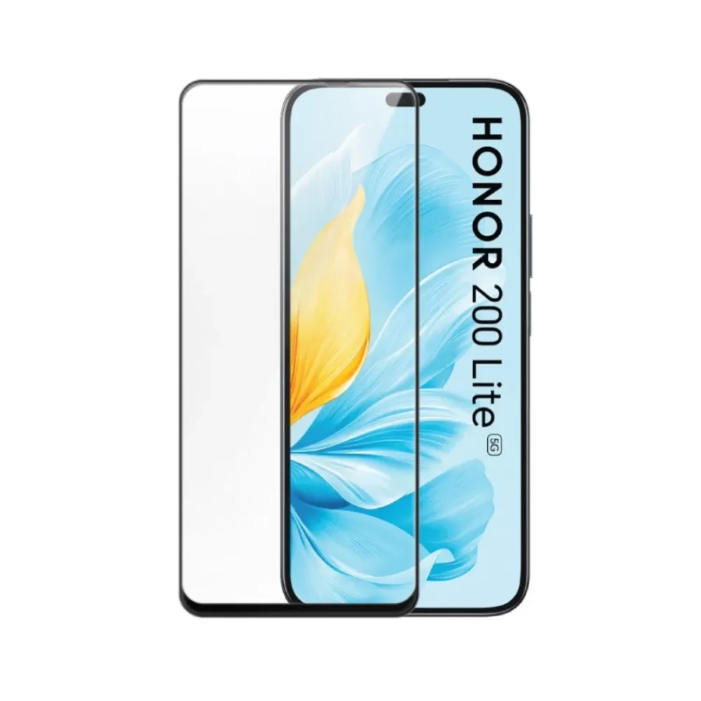 Película de Vidro Honor 200 Lite 5G Full Screen Preta