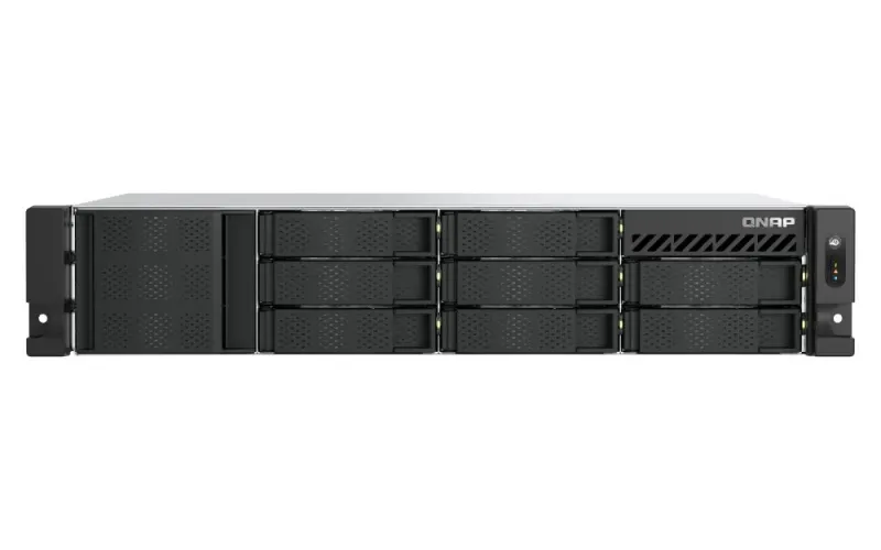 NAS QNAP 8 Baías 2U Short Depth Montagem em Rack