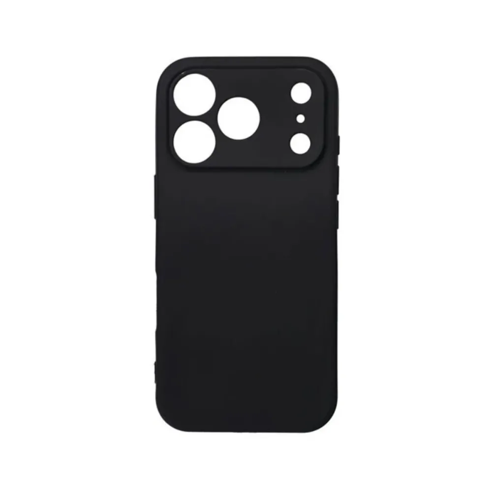 Capa Silicone iPhone 17 Pro Preta