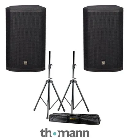 EV ETX-15P Stereo Stand Bundle