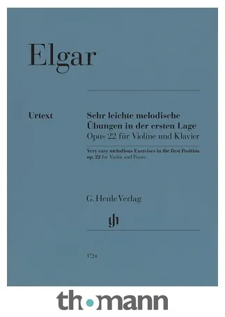 Henle Verlag Elgar Melodische Übungen op.22