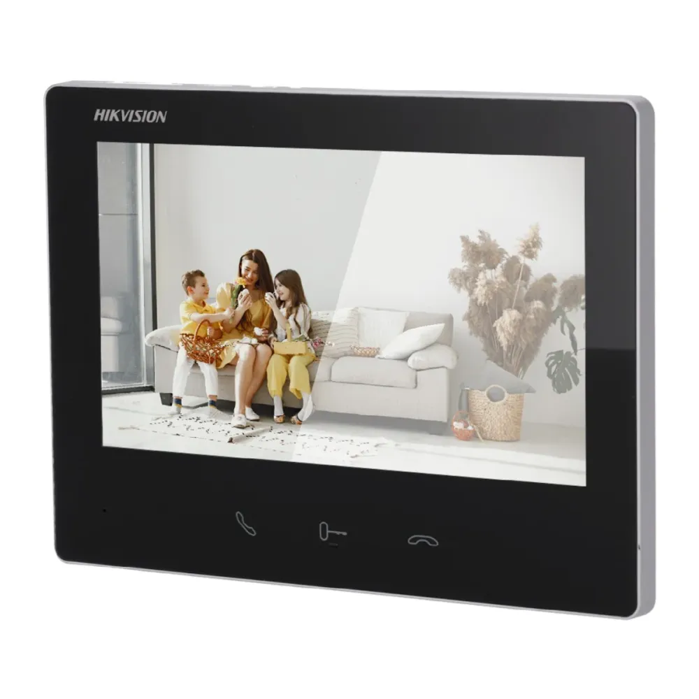 Monitor para Video Porteiro Hikvision 7" Tátil TFT - DS-KH7300EY-WTE2