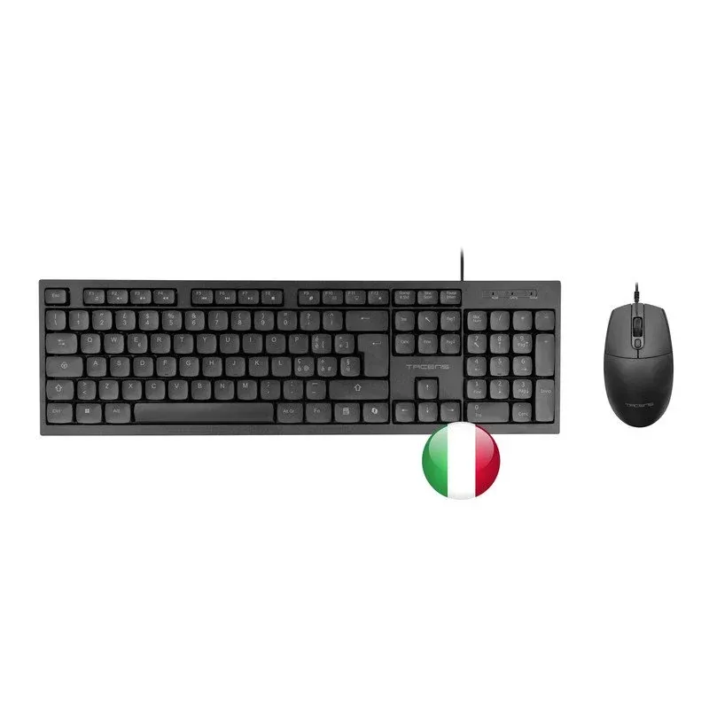 Tacens Anima ACP02 Conjunto de Teclado e Rato USB 1600dpi Huano Ai Smartkey para Windows|Mac|Linux (IT)