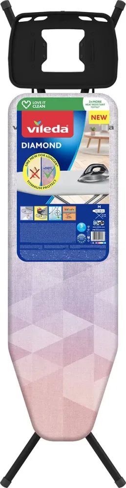 Tábua de Engomar VILEDA Diamond (120x38 cm)