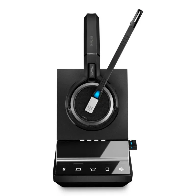 Auriculares EPOS IMPACT SDW 5066T sem fios DECT com Cancelamento de Ruído, Microfone, Preto