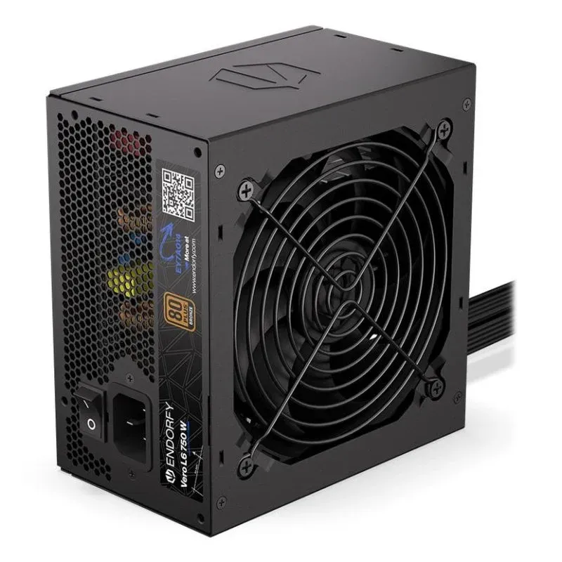 Fonte Alimentação Fuente de Alimentação Endorfy Vero L6 750W Certificação 80 PLUS Bronze ATX
