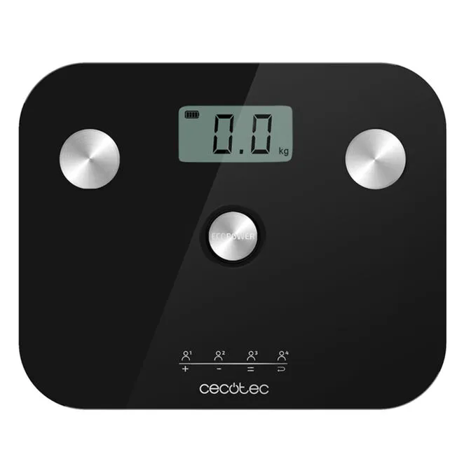 Balança de Banho Cecotec Surface Precision EcoPower 10100 Full Healthy Preto