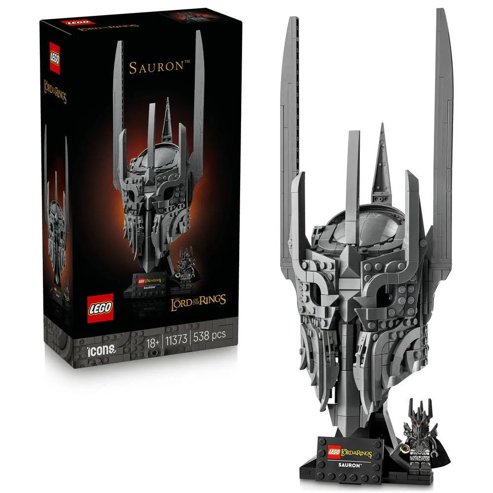 LEGO Icons: Capacete Senhor dos Anéis | Idades 18+ | 538 Peças | Item 11373