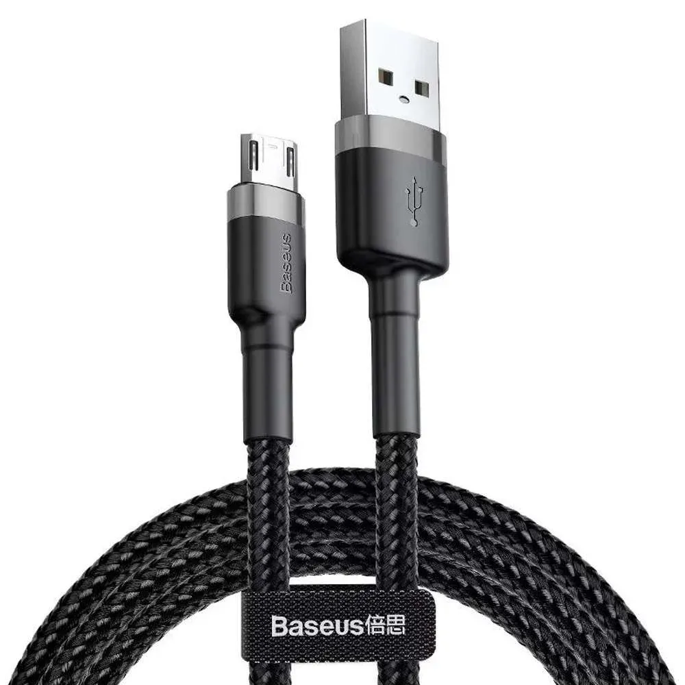 Cabo Baseus Cafule USB-A para MicroUSB 0.5m Preto