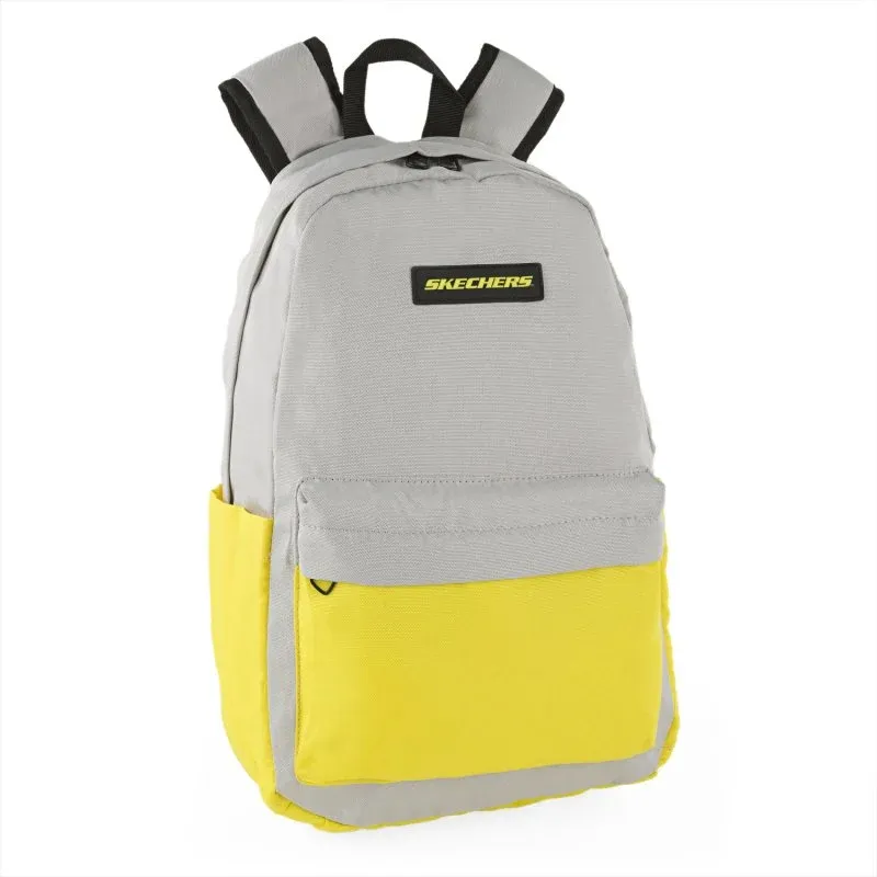 Mochila para laptop Skechers S1127 14" cinza-amarelo