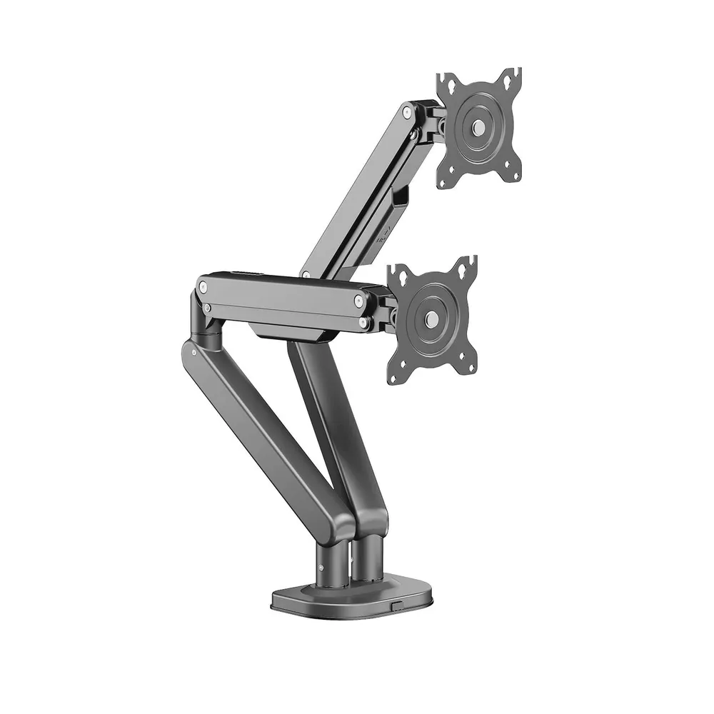 Suporte de Monitor Napofix DM2230G Full-Motion Duplo Monitor 13-32 Cinzento
