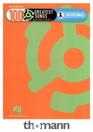 Hal Leonard Greatest Songs Of Rock A-Sax