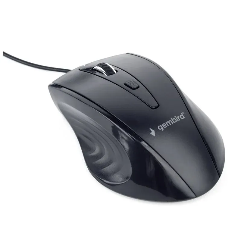 Gembird MUS-4B-02 Rato Ótico com Cabo USB Preto