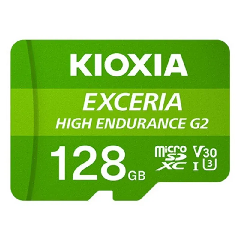 Kioxia Exceria High Endurance G2 MicroSDXC 128GB UHS-I U3 V30 A1 Verde + Adaptador SD
