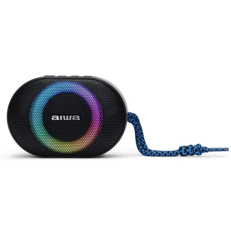 Aiwa BST-330BL Coluna Portátil Bluetooth 10W Preta/Azul